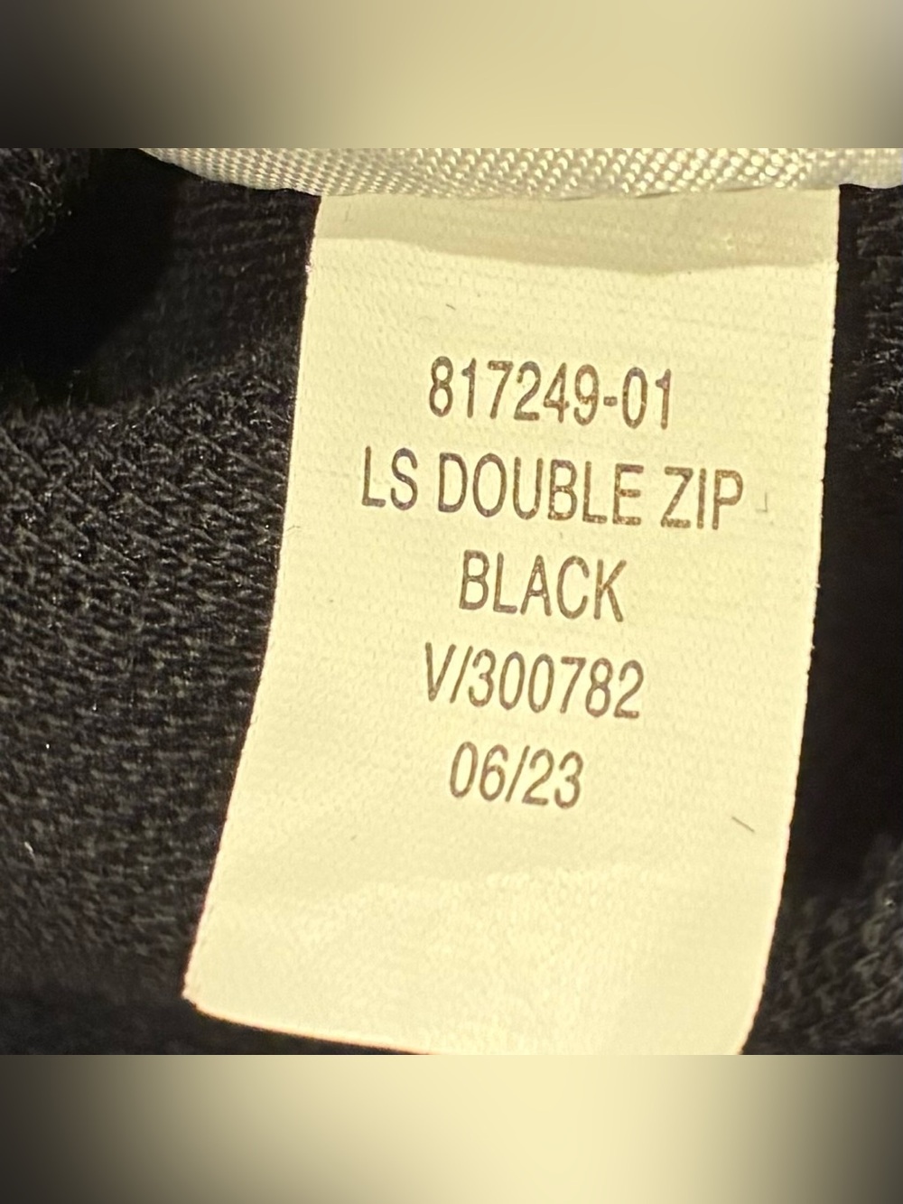 banana republic Jacket Asymmetrical Mock Neck 2way Zip Black SZ. Large NWOT - Picture 5 of 16